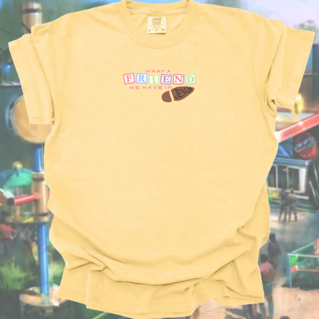 What a Friend | Embroidered T-Shirt