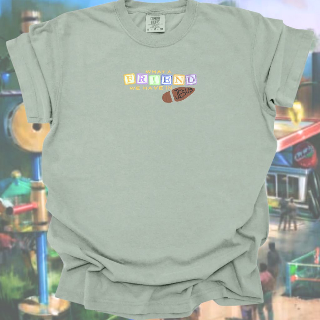 What a Friend | Embroidered T-Shirt