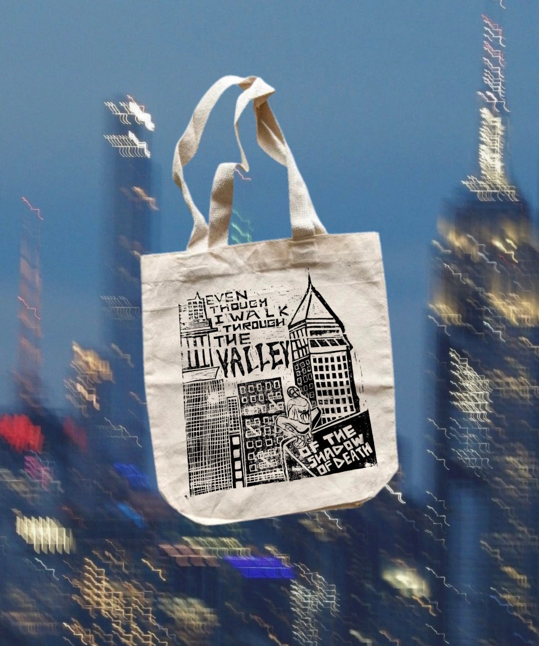 psalms 23 x spidey | tote bag