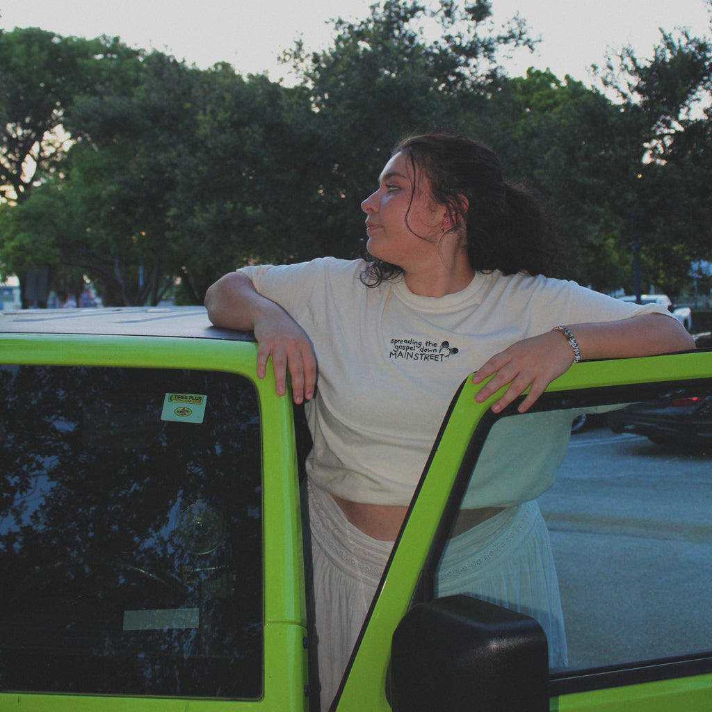 Gospel down Main | Embroidered T-Shirt