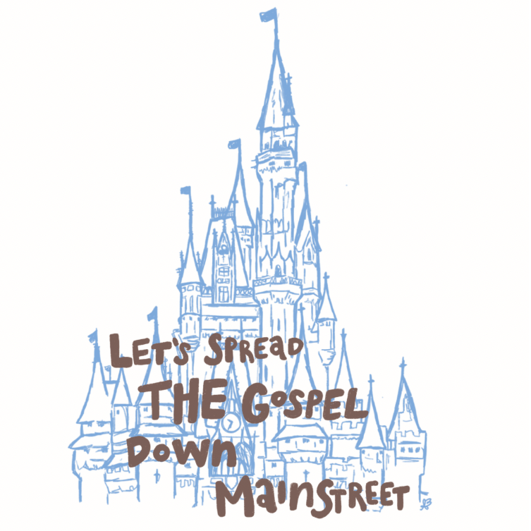 Gospel Down Main Sticker | 4"